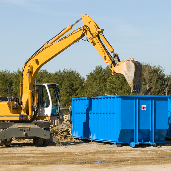 can i request a rental extension for a residential dumpster in Pine Bluffs